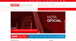 Desktop Screenshot of fiesp.com.br